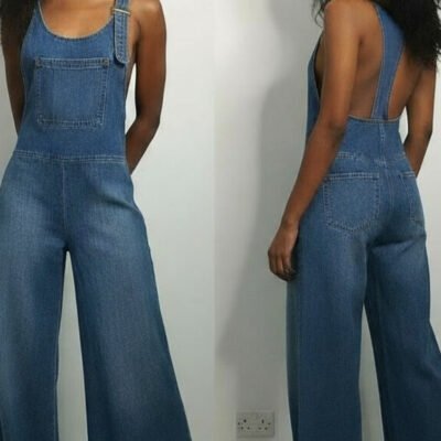 JUMPSUIT | PALAZZO FLARE T-SHIRT TROUSERS