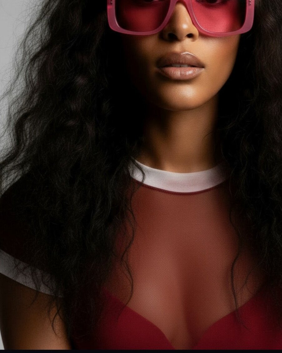 Crop Top | Floral Front Mesh Top Jersey Neck & Short Sleeve