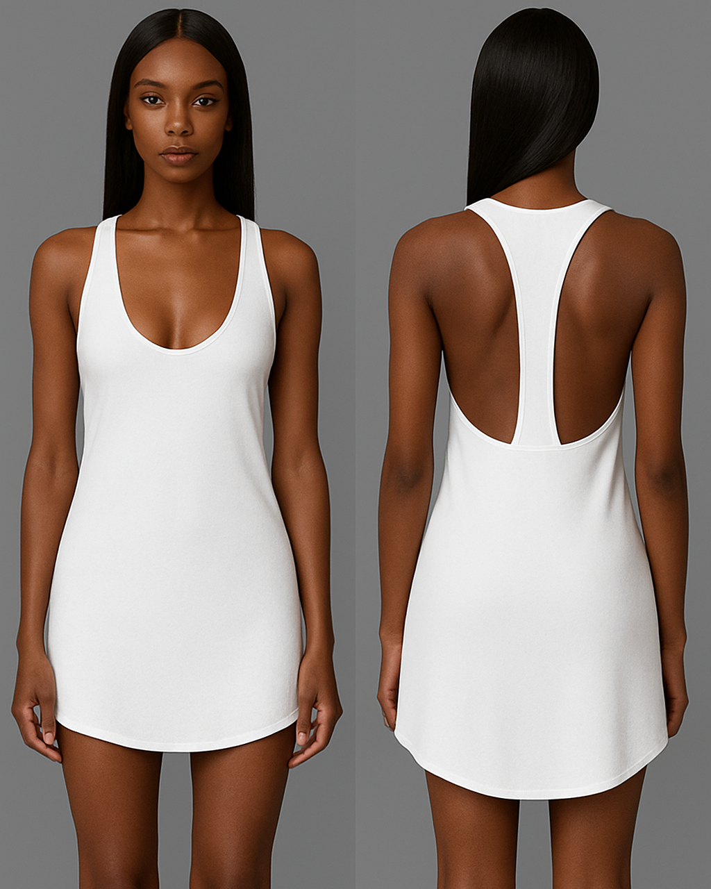 Wrestler Style | Muscle-Back Mini Dress